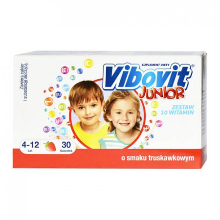 Vibovit Junior truskaw. prosz.30 saszet.