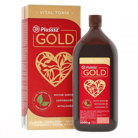 PLUSSSZ Gold Vital Tonik płyn 1l