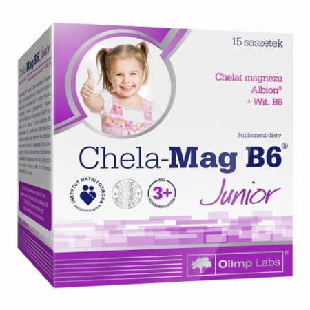 Olimp Chela-Mag B6 Junior, proszek w saszetkach, 15 szt.