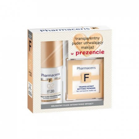 PHARMACERIS F Zest.Fluid int.kryj.02+ 30ml+ 6g puder gratis