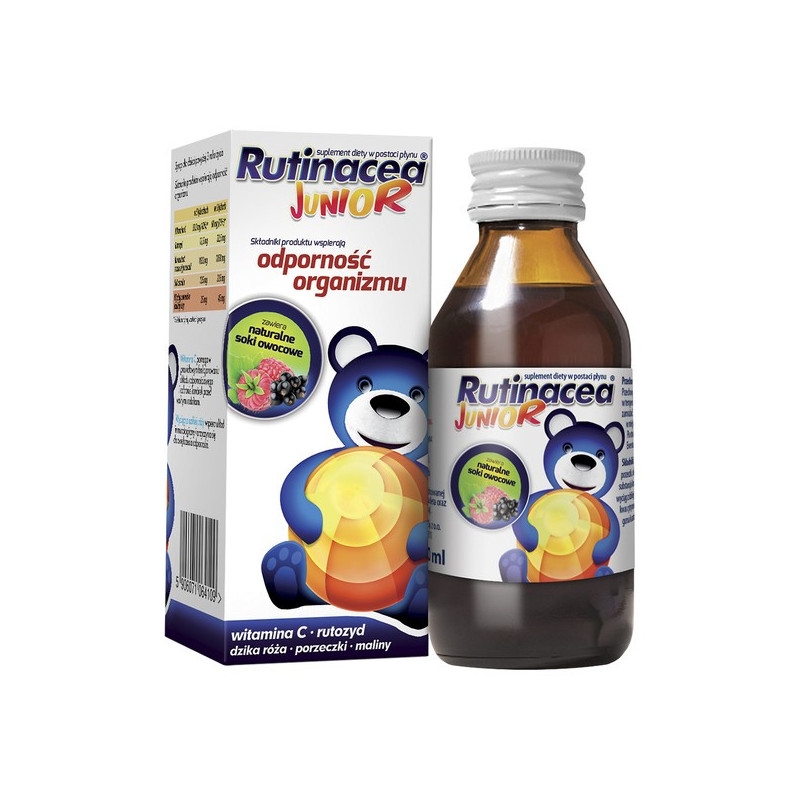 Rutinacea Junior, syrop, naturalne soki owocowe, 100 ml