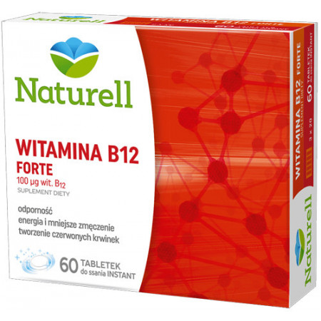 Naturell Witamina B12 FORTE, 60 tabletek do ssania