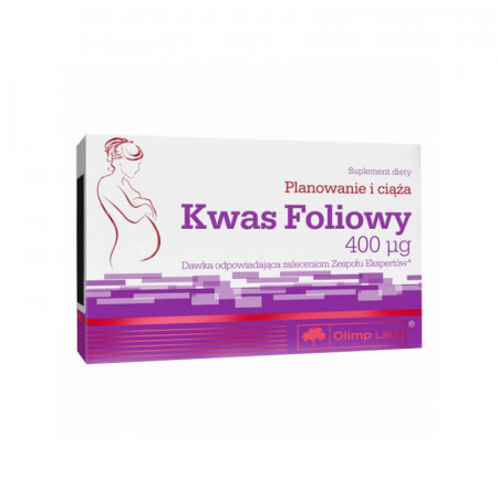 OLIMP Kwas foliowy 400 mcg 0,4mg 60tabl.