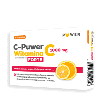 C-Puwer Witamina C Forte 1000mg 30kaps.