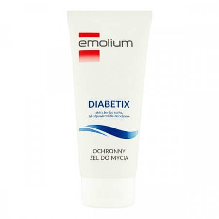 Emolium Diabetix, ochronny żel do mycia, 200 ml