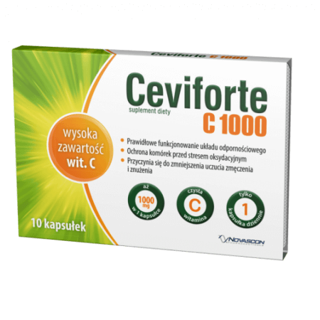 CEVIFORTE C 1000 10 kapsułek